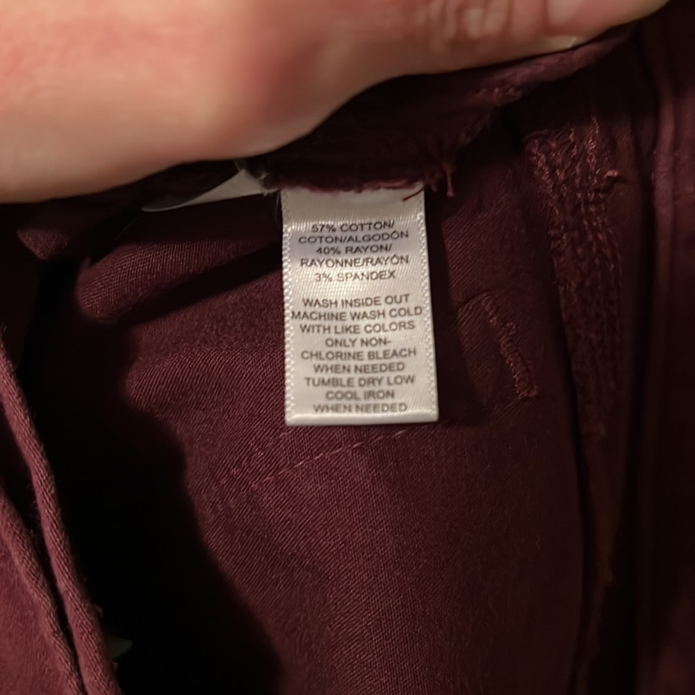 LOFT sateen skinny pants - Picture 9 of 10